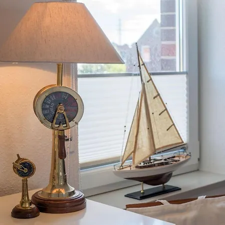 Norddeich-loft-wohnung-mit-kamin Апартаменты Норден